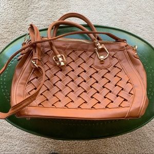 Large Crosshatch Purse